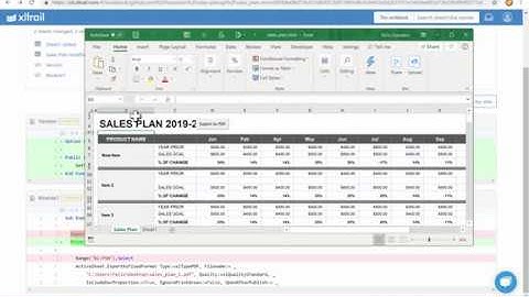 xltrail quickstart: Git integration