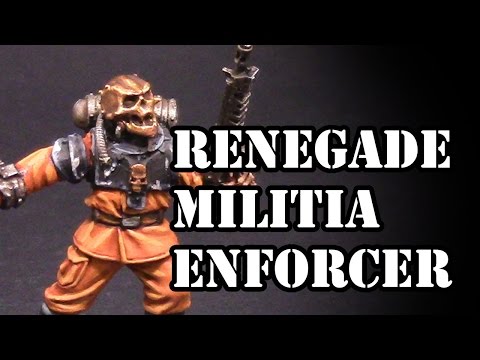 How to paint Renegade Guard Militia Enforcer (Prisoner)