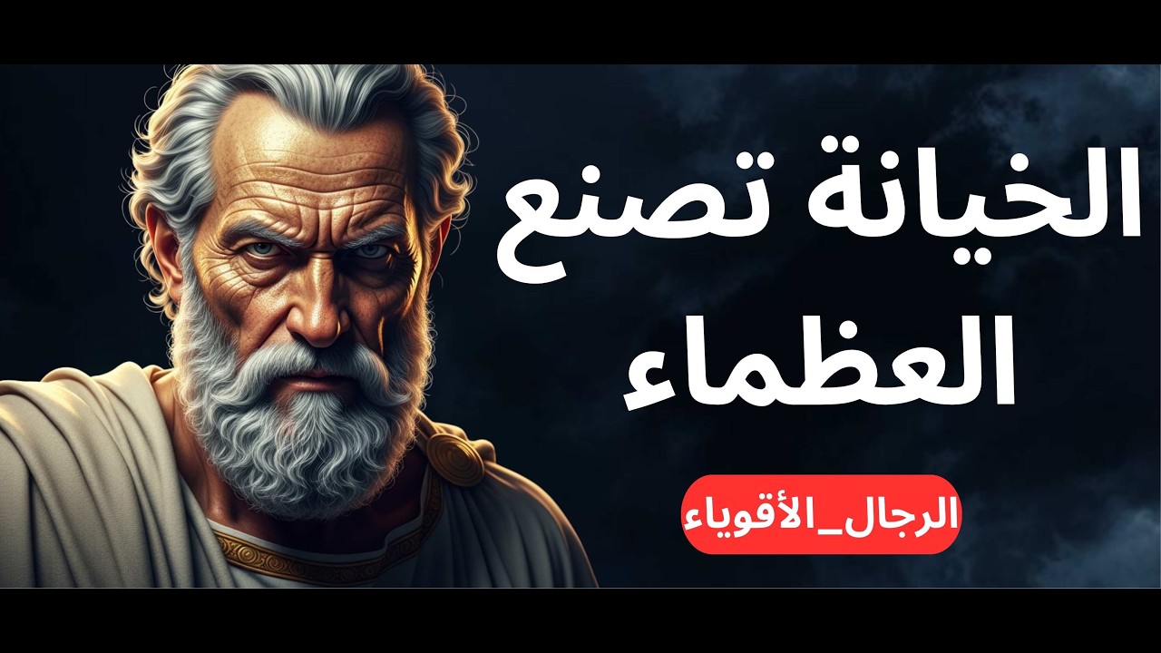 أسرار الرجال العظماء: ماذا تفعل في صمت عندما يخونك الأقرباء؟ (فلسفة خفية)