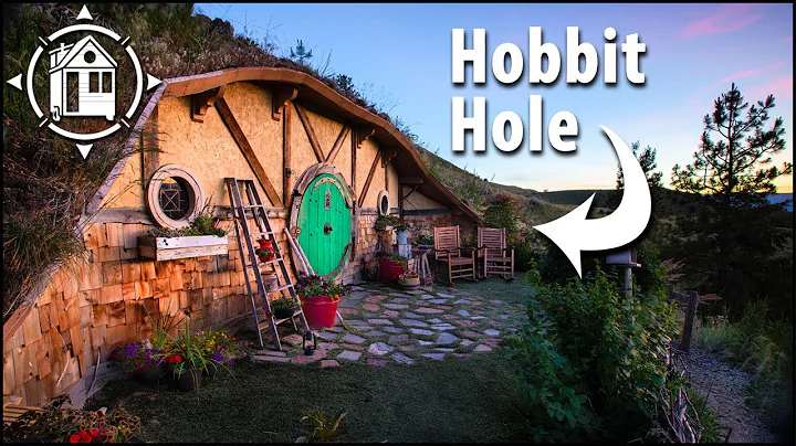 HOBBIT HOLE! Her Earth House is "Lord of the Rings...