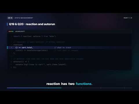 MobX, reaction, autorun, Stores & Strict Mode | React Native Interview (6.7)