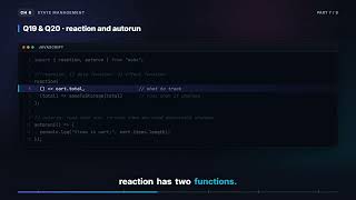 MobX, reaction, autorun, Stores & Strict Mode | React Native Interview (6.7)