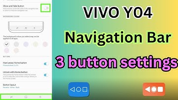 Vivo Y04 Navigation Bar Settings | Vivo PD2442F Back Button Setting | Vivo Navigation Buttons Change