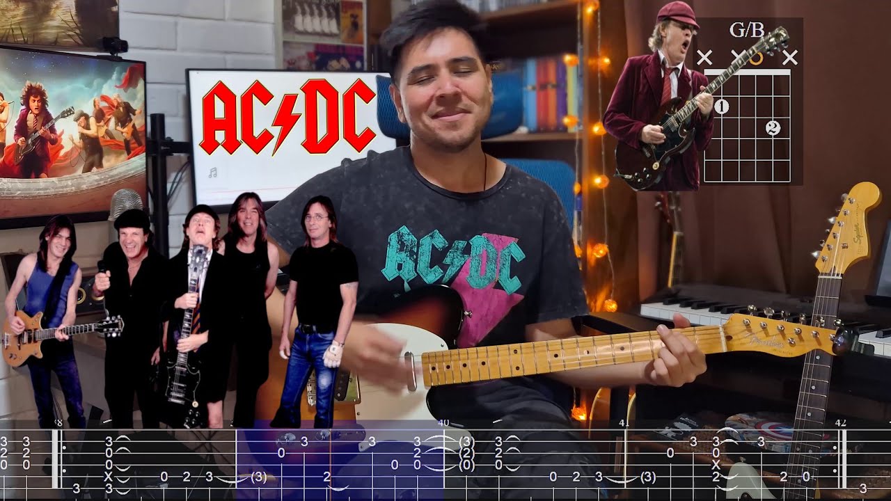 You Shook Me All Night Long - AC/DC - Guitar Tab