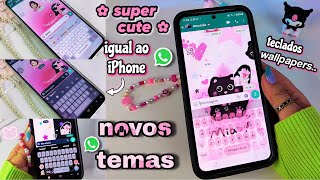 DICAS DE COMO PERSONALIZAR SEU WHATSAPP | wallpapers, teclado..