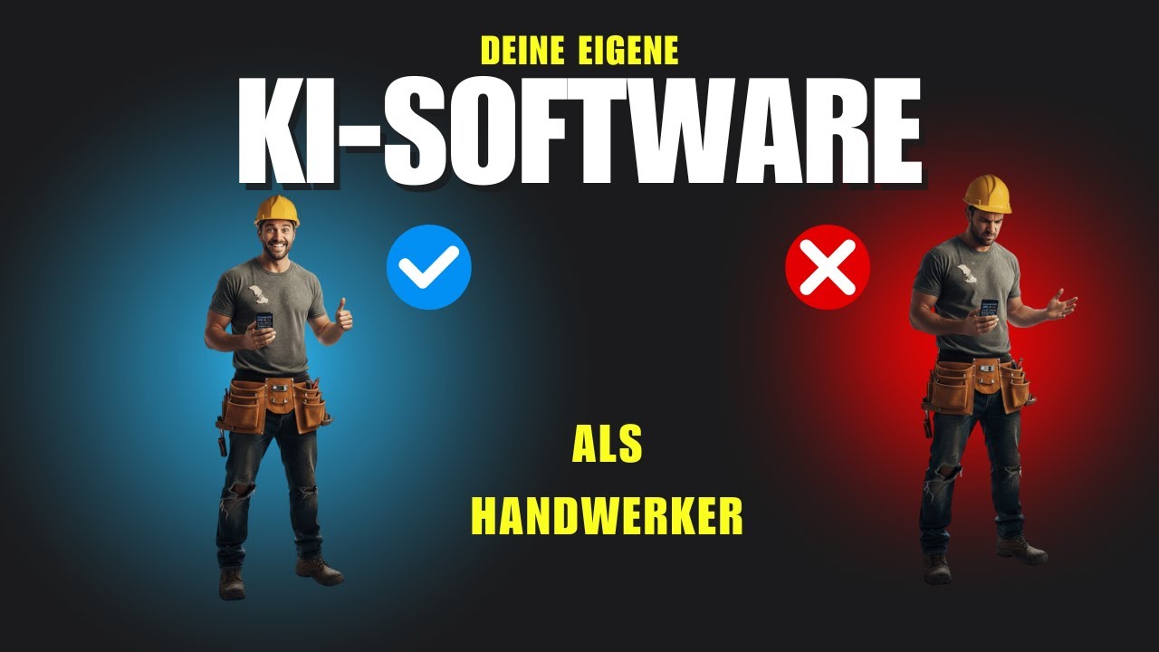 Handwerker: Schluss mit Lizenzgebühren – deine eigene KI-Software ist da
