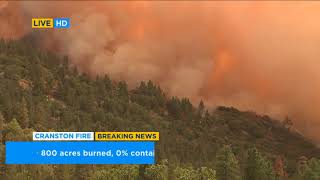 Wildfire prompts mandatory evacuations in Idyllwild, 600 homes threatened; arson suspected | ABC7
