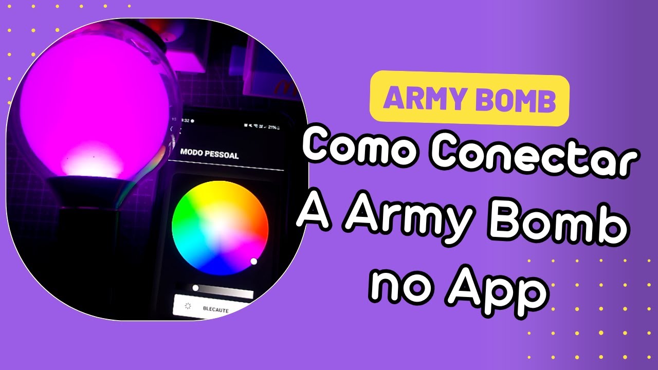 Como Conectar a Armybomb no Weverse e BTS Offcial Lightstick 💜 | Camila Fonseca 
