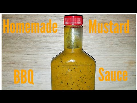 Homemade Mustard Based BBQ Sauce.