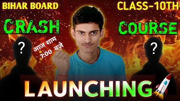 Crash Course Class 10th Bihar Board 2026 Laughing✈️ ll Number 1 Education Board Crash Course 2026