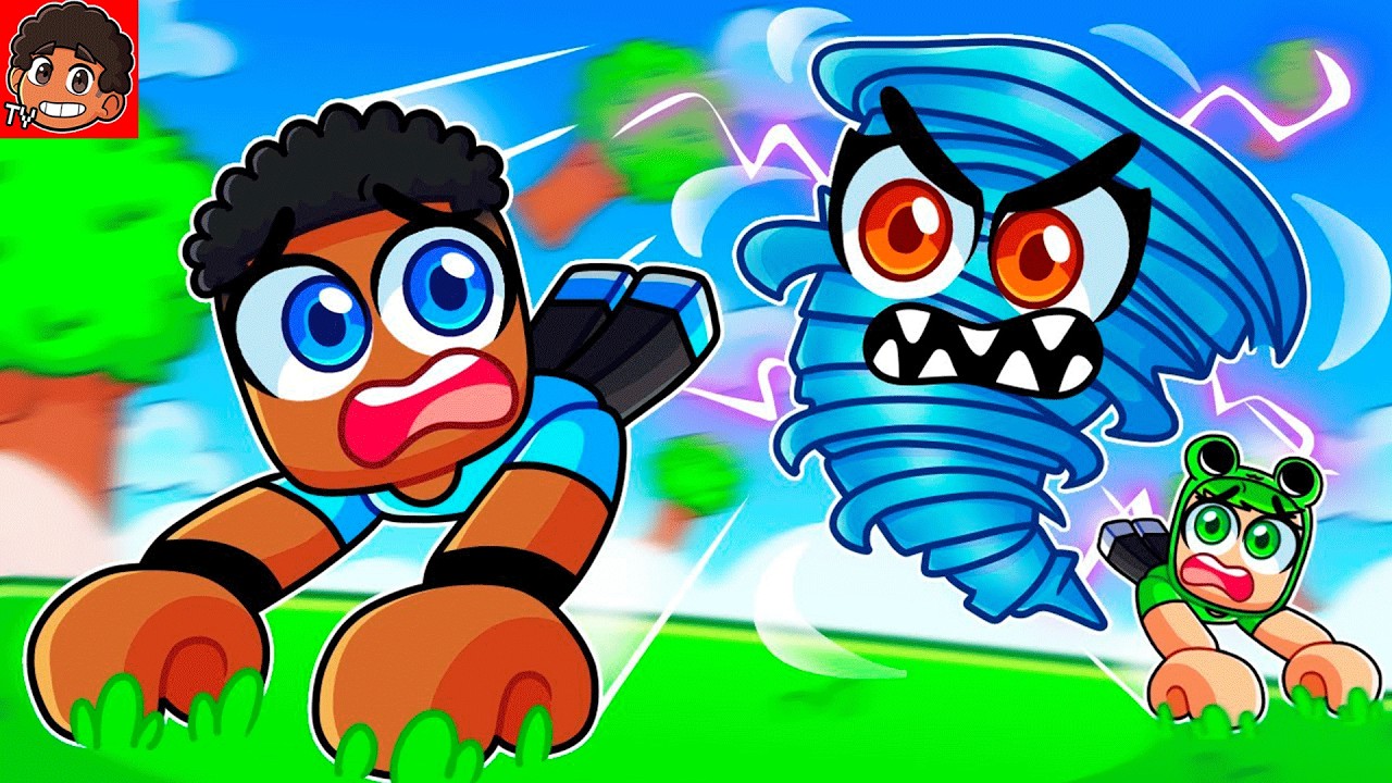 I became the STRONGEST GIANT TORNADO in Roblox - YouTube