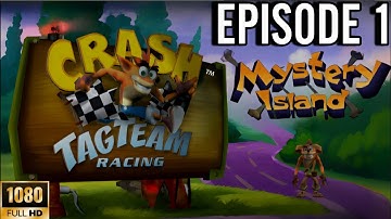 CRASH TAG-TEAM RACING Gameplay | EPISODE 1: MYSTERY ISLAND (PS2) 1080P