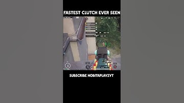 Fastest Clutch Bgmi | Bgmi Shorts | #shorts #shortsvideo #bgmishorts #viral #shortsfeed