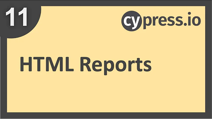 Cypress Beginner Tutorial 11 | HTML Reports | Solution - Unexpected token � in JSON at position 0