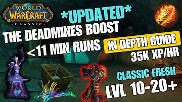 CLASSIC FRESH - DEADMINES MAGE BOOST  210+ MOBS AND BOSSES