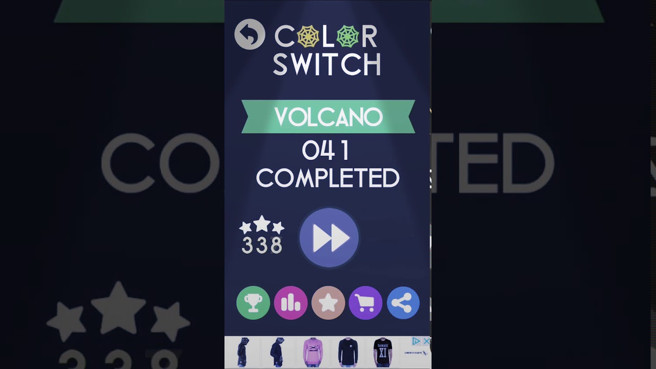 Color Switch (Volcano hard edition)
