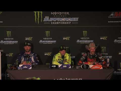 Monster Energy Supercross: Press Conference Round 4 - Anaheim 2