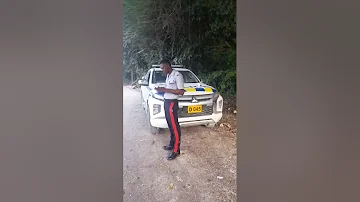 Police Traffic Stop Gone Wrong // Jamaican Police treat citizen like he is Boss // Walk of shame