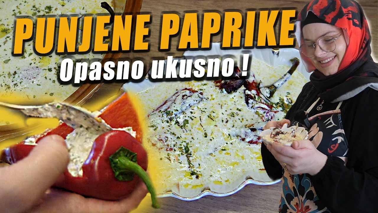 OPASNO UKUSNO - Paprike punjene sirom u saftu od kajmaka