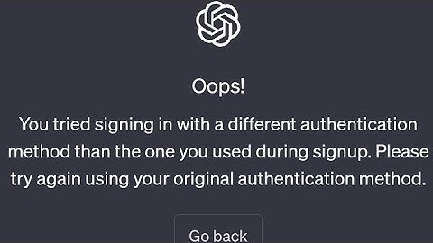 Chatgpt login problem solved | you have tried different authentication method #chatgptandroid