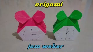 Cara Membuat Jam Weker Dari Origami