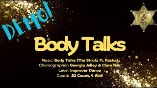 Body Talks - Line Dance Demo