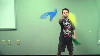 4 - Scarf Juggling - 3 Scarves