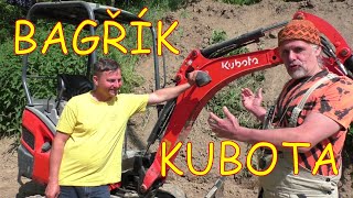 Bagřík / minirypadlo Kubota KX0164 ze Superhausu