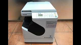Toshiba e-Studio 2802a Multi Functions Printer Unboxing