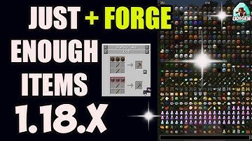 JUST ENOUGH ITEMS MOD 1.18.2 minecraft - how to download & install JEI 1.18.2 (with Forge)