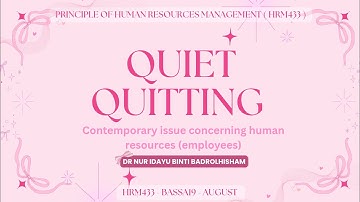 HRM433-BASSA19 GROUP ASSIGNMENT 2: VIDEO PRESENTATION 