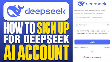 How To Sign Up For DeepSeek AI Account (2025)