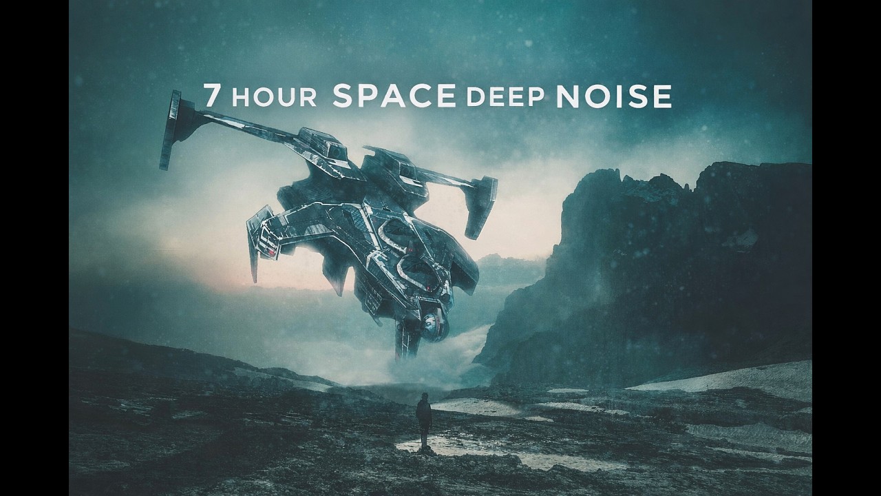 7 Hours Spaceship Ambience 🚀 Deep Space Sounds for Sleep & Relaxation ...