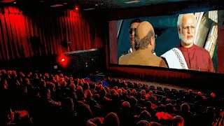PM NARENDRA MODI MOVIE SCENES IN THEATER PUBLIC REACTION WATCH NOW!