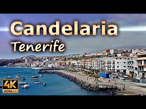 Candelaria, in the east of the Canary Island / Tenerife, Spain / 4K