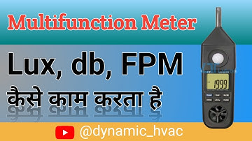 Multifunction Meter Lutron LM-8102 | Sound, Light, RH, Air Velocity, and Temperature