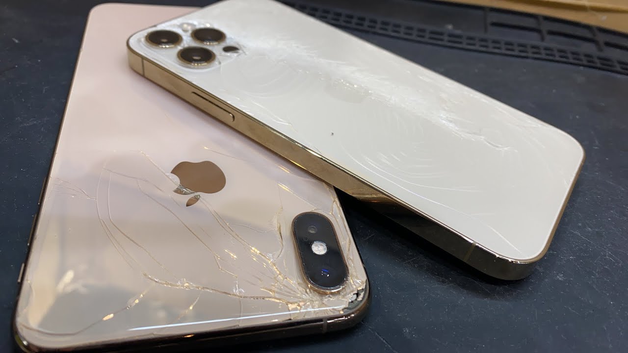 値下げ】iPhone 12 / 13 バックパネル背面ガラス交換修理 - YouTube