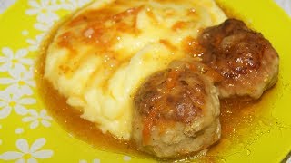Тефтели без риса в мультиварке//Детское меню Тефтели без риса в мультиварке//Детское меню