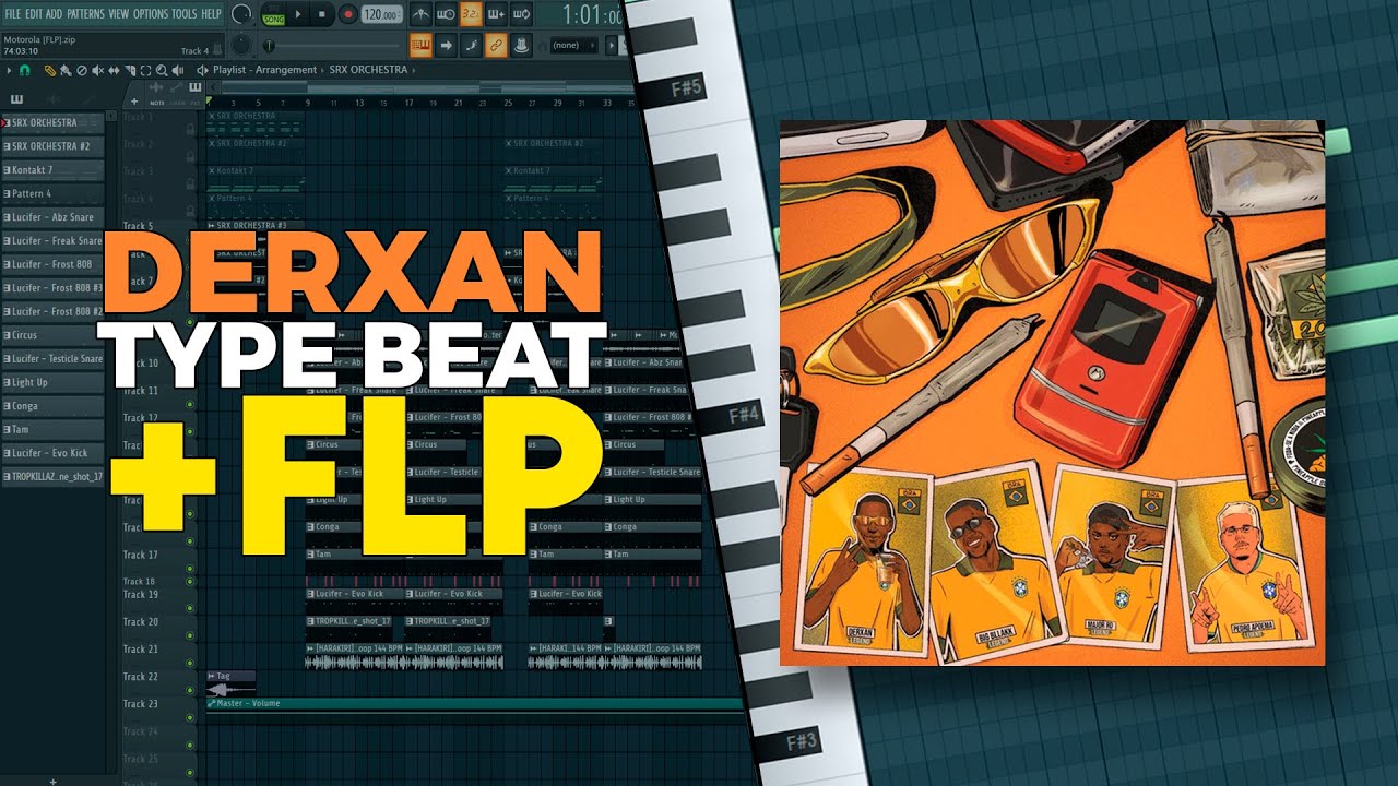 [FREE +FLP for Sale] Derxan X Major RD Type Beat - "Motorola" - FL Studio Project 2023