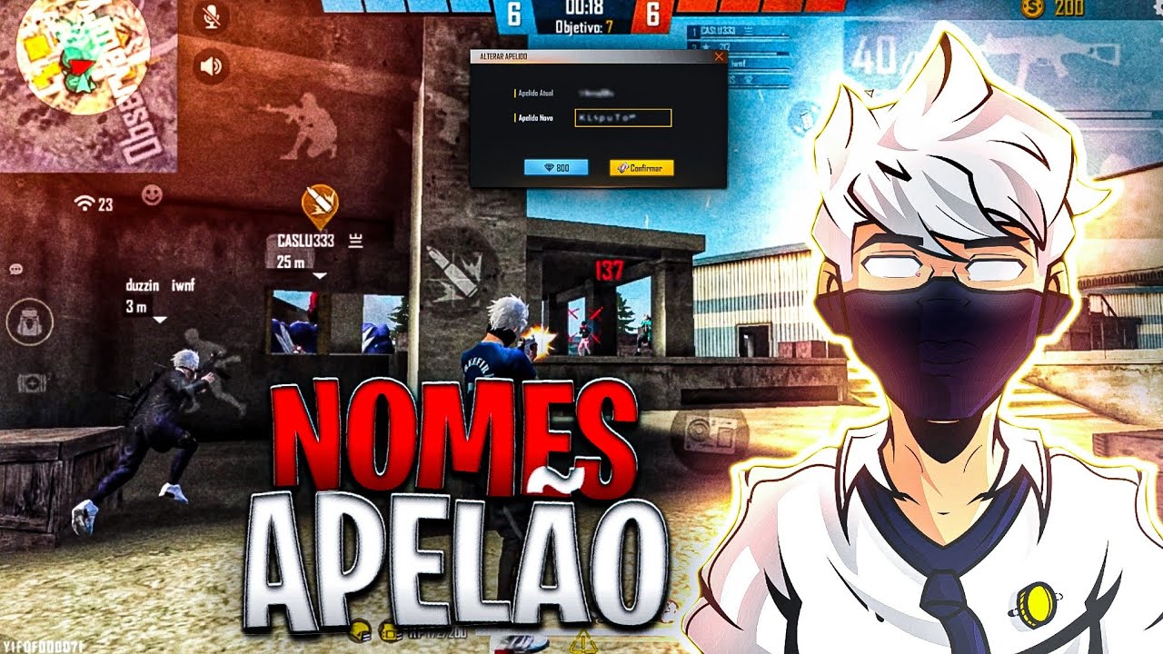 OS MELHORES NOMES ( FEMININOS ) PARA COLOCAR NO FREE FIRE