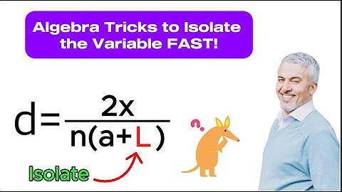 Algebra Tricks to Isolate the Variable FAST! | Solve Any Equation Step-by-Step 💯