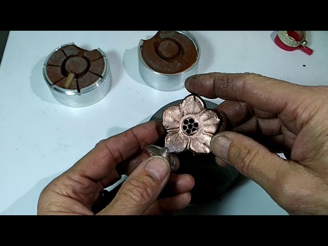 Sand casting tutorial - Mixed Metal ring - Twice cast technique