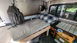 Truck camper build 'downstairs' walkthrough setup  OVRLND CAMPERS on my First Gen Tundra