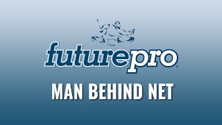 Man Behind Net