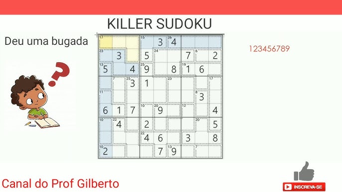 Sudoku Killer (6x6) - Aprenda esse divertido passatempo! 