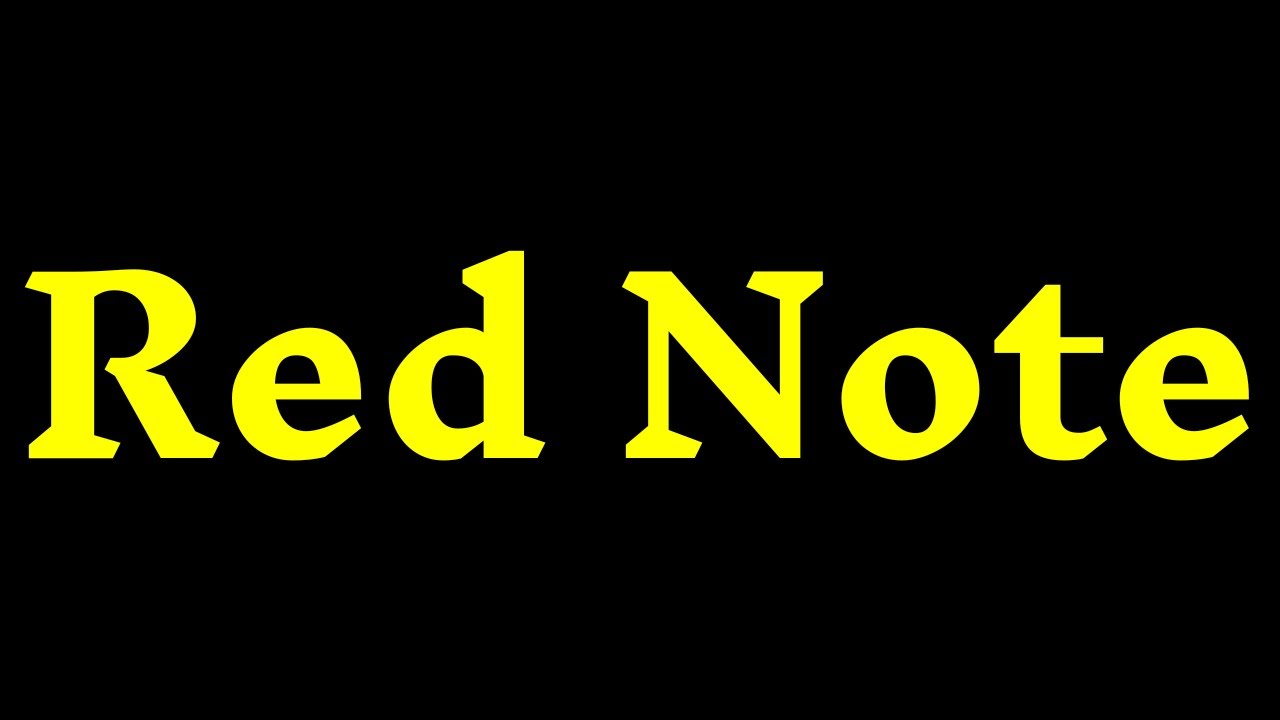 How To Pronounce ''Red Note'' Correctly? How to say ''Red Note''? - YouTube