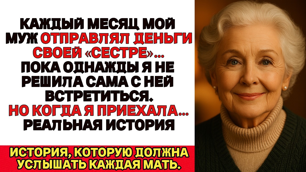 Каждый месяц мой муж отправлял деньги своей сестре…Пока однажды я не встретилась с ней лично 👵🥀