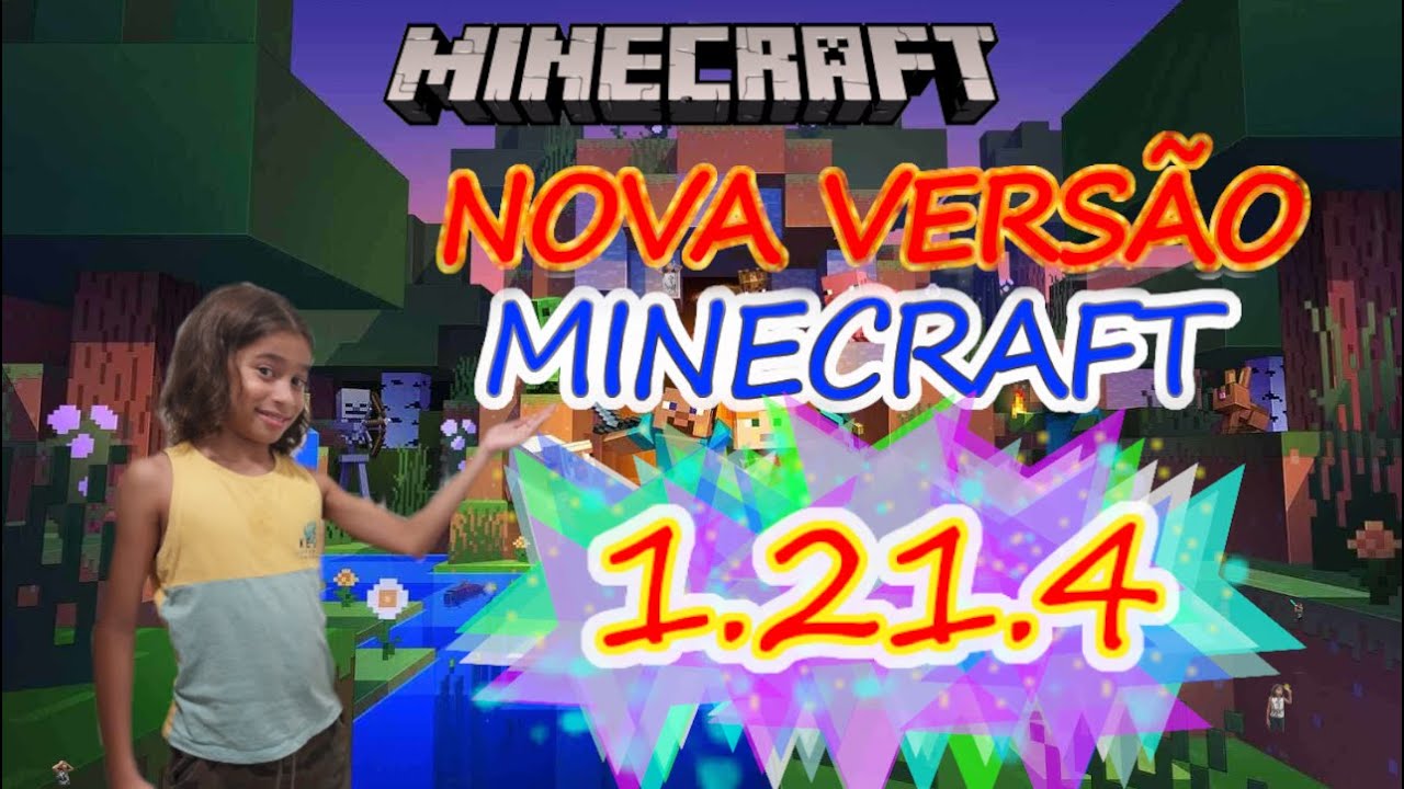 SAIU!!!!! A NOVA VERSÃO DO MINECRAFT!!! VENHA CONFERIR! - YouTube