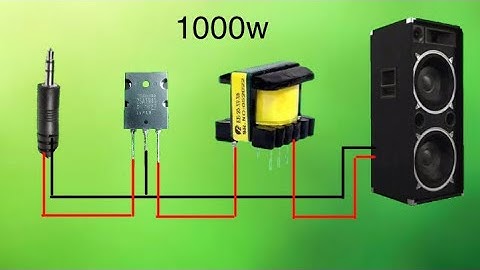 DIY how to make a power full amplifier at home |Easy DIY amplifier 
