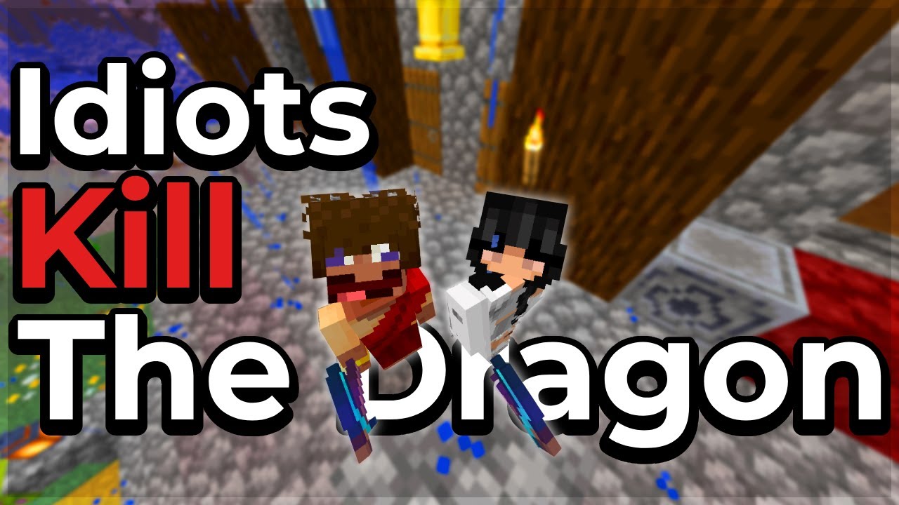 Four Idiots Kill The Ender Dragon | Minecraft Bedrock Edition
